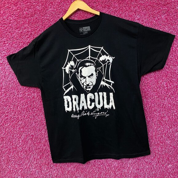 Bela Lugosi Dracula Spiders Web Graphic T-Shirt XL - Picture 3 of 4
